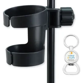 keepdrum DH01 Universal Getränkehalter für Stative mit Flaschenöffner