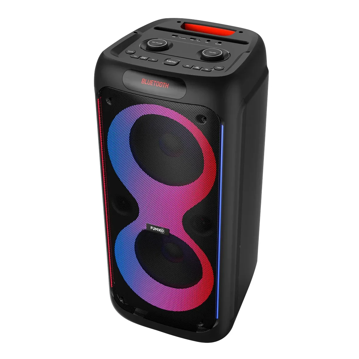 FUMIKO HOUSE Портативная колонка подсветка микрофон и пульт черная