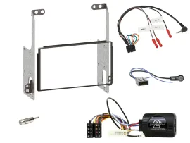 Radioset Lenkradadapter Doppel DIN Autoradio für Nissan X-Trail 09-14 T31 schwar