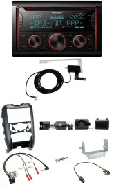 Автомагнитола Pioneer 2DIN DAB USB CD Bluetooth для Mini Cooper (2006–2014) с управлением на руле