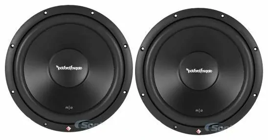 2) Rockford Fosgate PRIME R2D4-12 500W 12" Dual Car Subwoofer Bundle Package