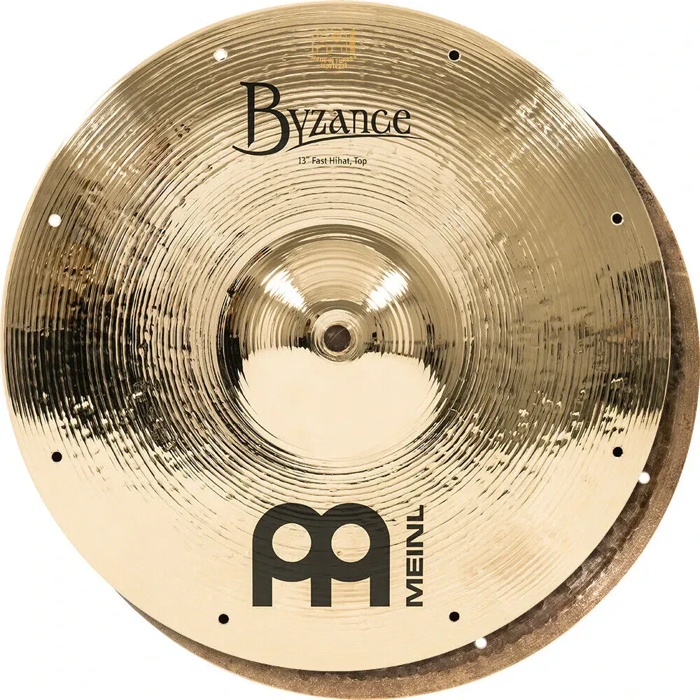 Тарелка барабанная MEINL 13" Byzance Brilliant Fast Hi-Hat (пара)