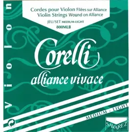 SAVAREZ 800MLB Medium Light Corelli Alliance Vivage струны для скрипки