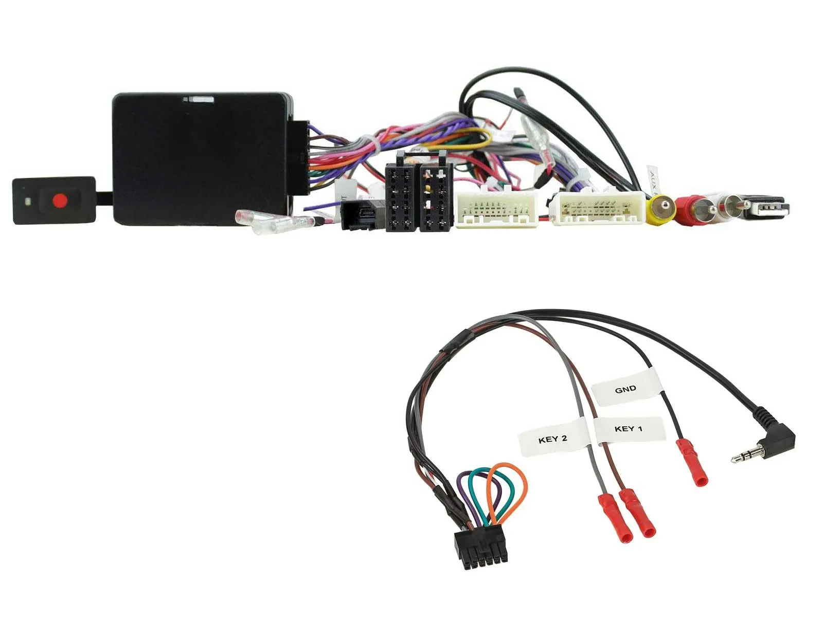 Connects2 CAN-Bus- Lenkradadapter für Nissan Qashqai Rogue 20/32 Pin Kamera Mult
