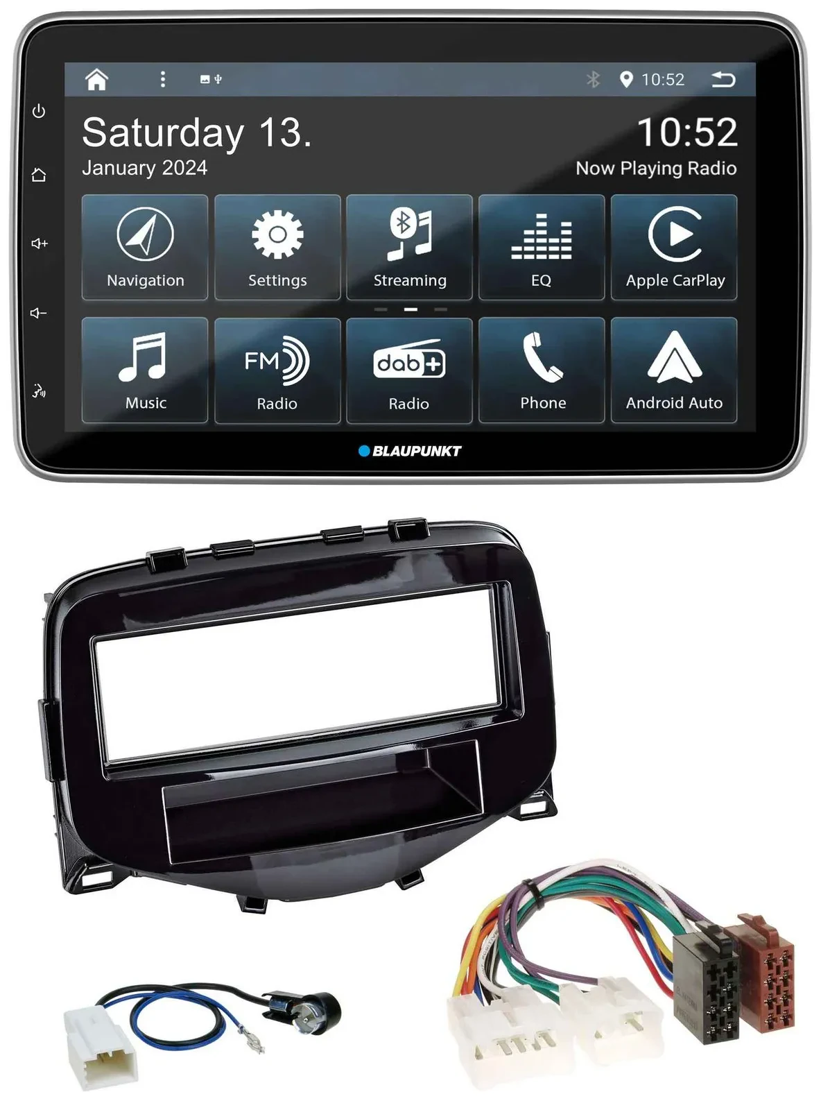 Blaupunkt USB DAB SD MP3 Bluetooth Autoradio für Toyota Aygo (2014-2021)