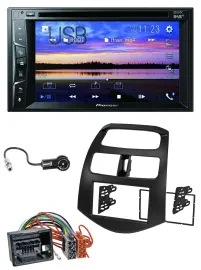 Автомагнитола Pioneer 2DIN Bluetooth USB DVD DAB MP3 для Chevrolet Spark (с 2013)