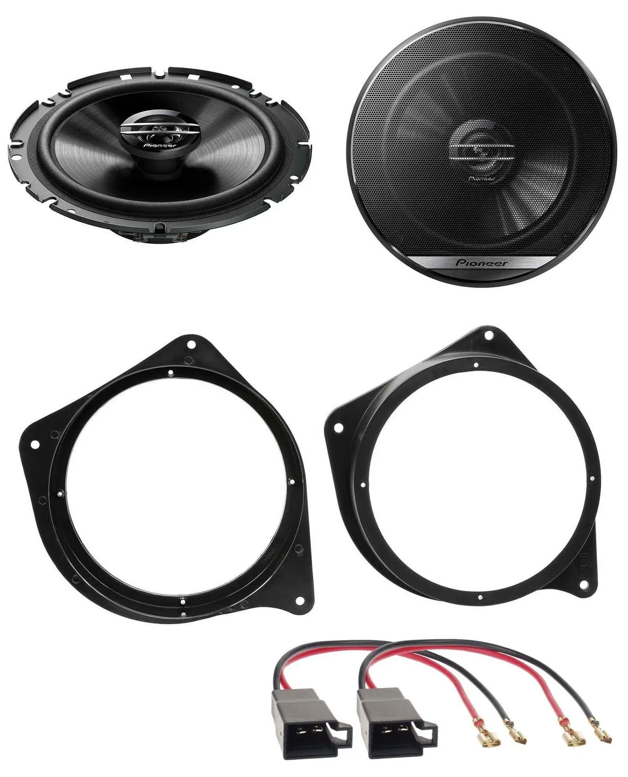 Pioneer 300Watt 2-Wege 16,5cm Lautsprecher für Seat Ibiza Cordoba ab 99 Fronttür