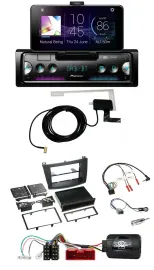 Pioneer DAB Bluetooth Lenkrad USB Autoradio für Mazda 3 2009-2013 analog