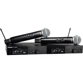 Микрофонная радиосистема Shure SLXD24D/B58 Dual Wireless Vocal Microphone System With BETA 58 Band G58