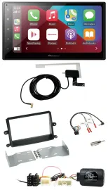 Pioneer USB Bluetooth DAB Lenkrad 2DIN Autoradio für Mitsubishi L200 06-15