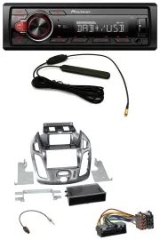 Автомагнитола Pioneer 1 DIN MP3 DAB USB/AUX для Ford Transit Connect (2012–2018)