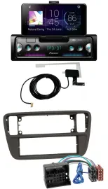 Автомагнитола Pioneer DAB, Bluetooth, MP3, USB для Seat Mii (с 2011)