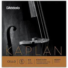 Струна для виолончели D'Addario Kaplan Series Cello C String 4/4 Size Heavy