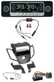 Dietz MP3 DAB Bluetooth USB Autoradio für Ford Fiesta 10-17 JA8 ohne Display sch