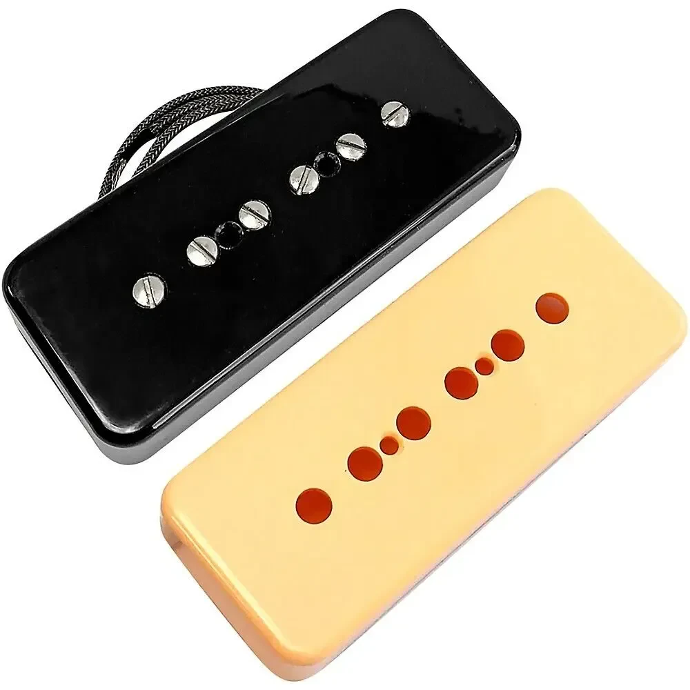 Звукосниматель для электрогитары Habanero Pickups by Grover Jackson Puya P90 Bridge Cream Black