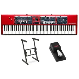 Nord Stage 4 88-Key Keyboard With Z Stand and Nord Single Pedal