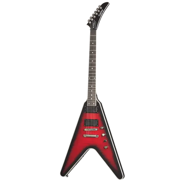 Электрогитара Kramer Dave Mustaine Flying V Prophecy Electric Guitar Dark Red Burst with Case