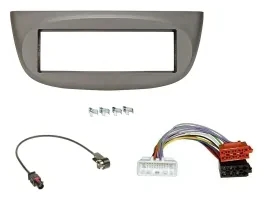 Einbauset DIN Autoradio für Renault Twingo ab 2015 beige-grau