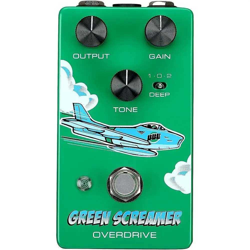 Педаль эффектов для электрогитары BBE Green Screamer V2 Overdrive