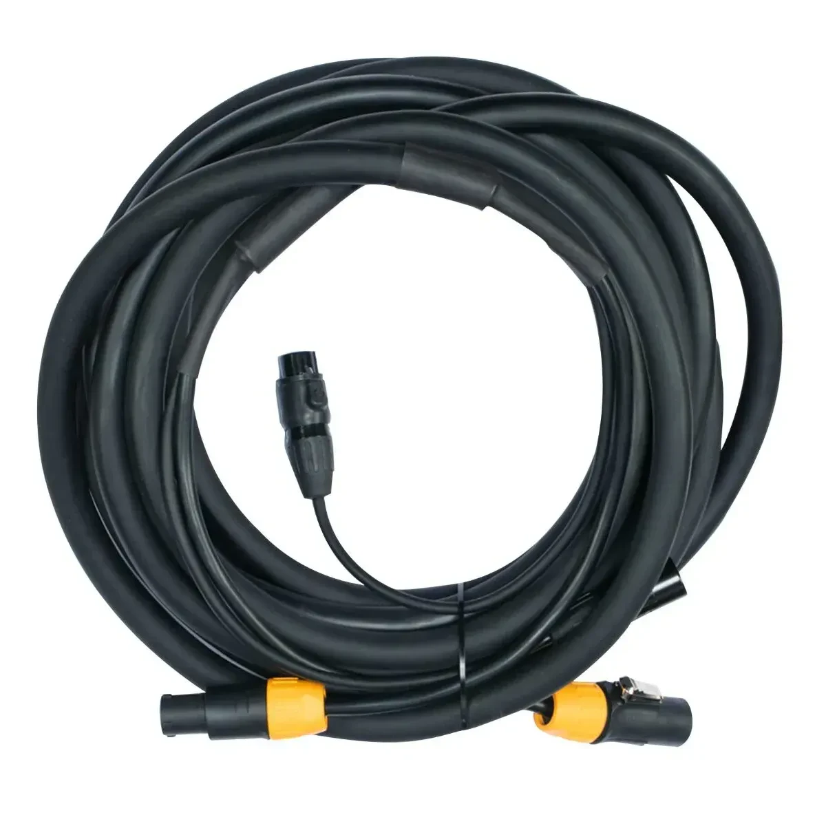 Сетевой кабель American DJ AC3PTRUE25 Combo Black 7.6 м