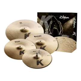 Zildjian K Cymbal Pack of Hi Hats Dark Crash Thins and Ride for Dark Sound