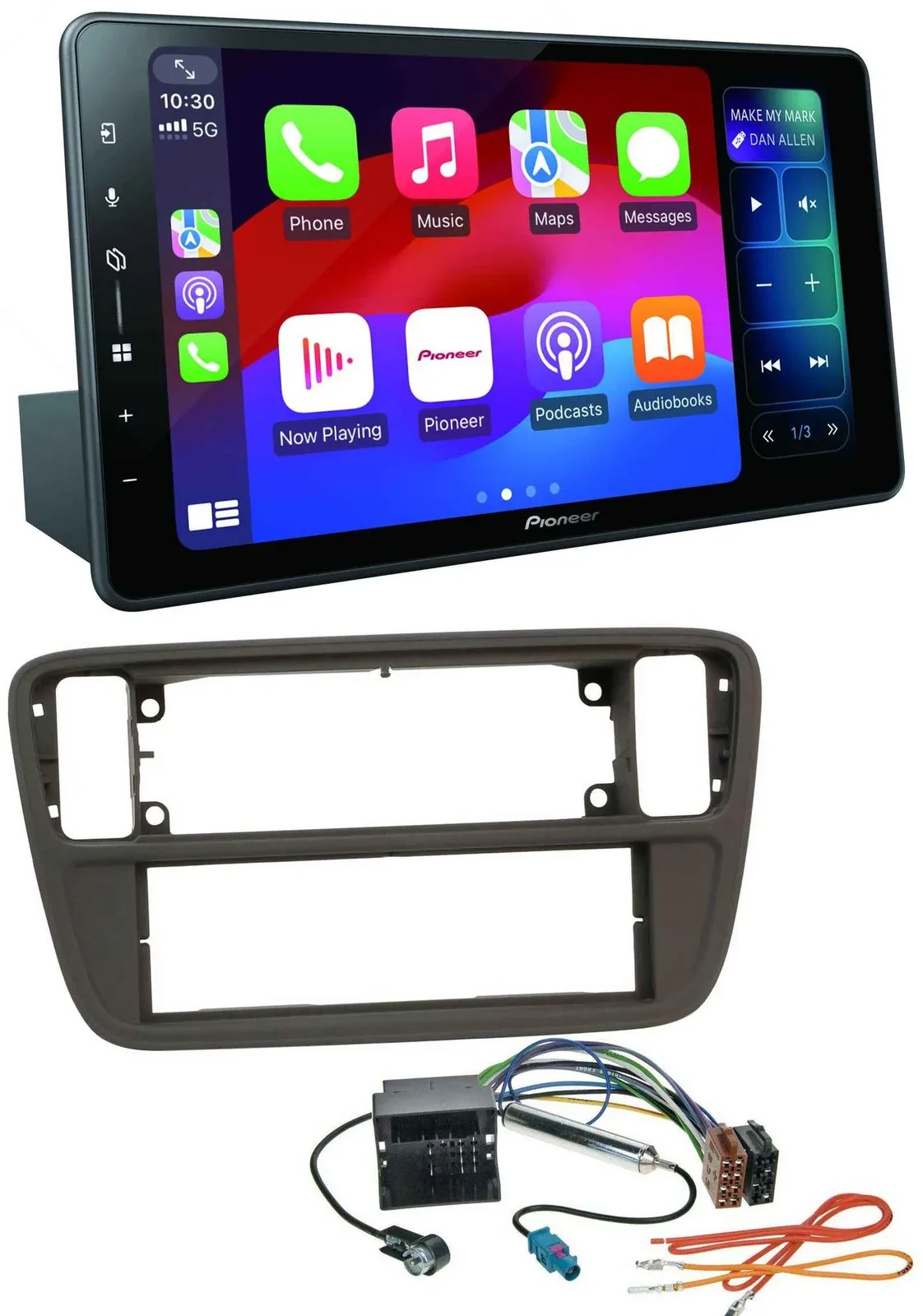 Pioneer Bluetooth DAB MP3 USB Autoradio für VW Up (AA, AAN, 2011-2016)