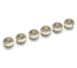 Genuine Fender (6) Guitar Tuning Key Machine Bushings Vintage Style Press-In