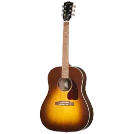 Электроакустическая гитара Gibson J-45 Studio Walnut Satin Walnut Burst