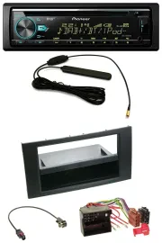 Автомагнитола Pioneer CD/MP3/AUX/DAB/USB для Ford Fusion, Transit, Kuga (2005–2012) черная