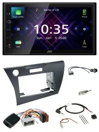 JVC DAB 2DIN Lenkrad Bluetooth USB Autoradio für Honda CR-Z 2010-2013