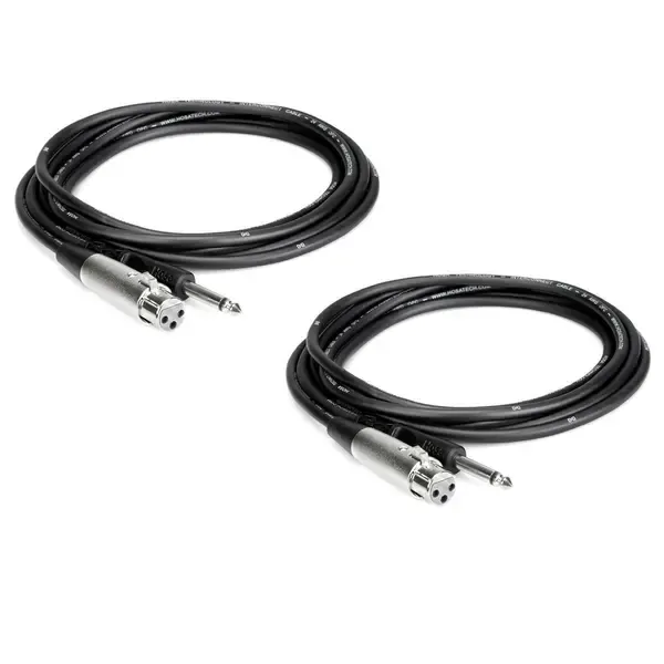 Коммутационный кабель Hosa Technology PXF-102 Audio Cable 0.6 м (пара)