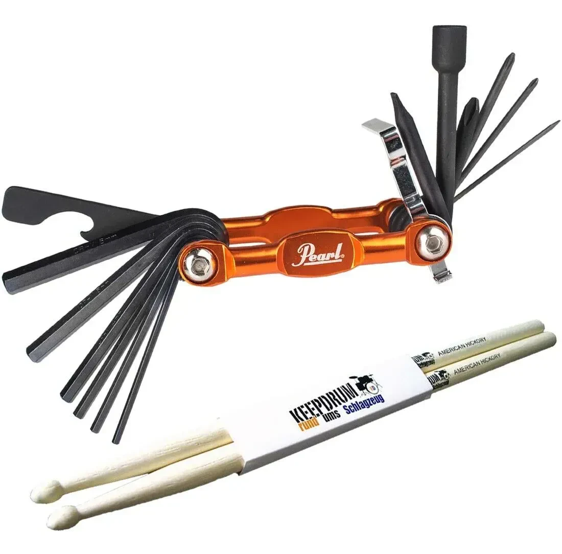 Ключ для барабана Pearl PTT13 с палочками