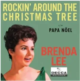 Виниловая пластинка Brenda Lee - Rockin' Around The Christmas Tree [7"] [Clear Vinyl] NEW Vinyl
