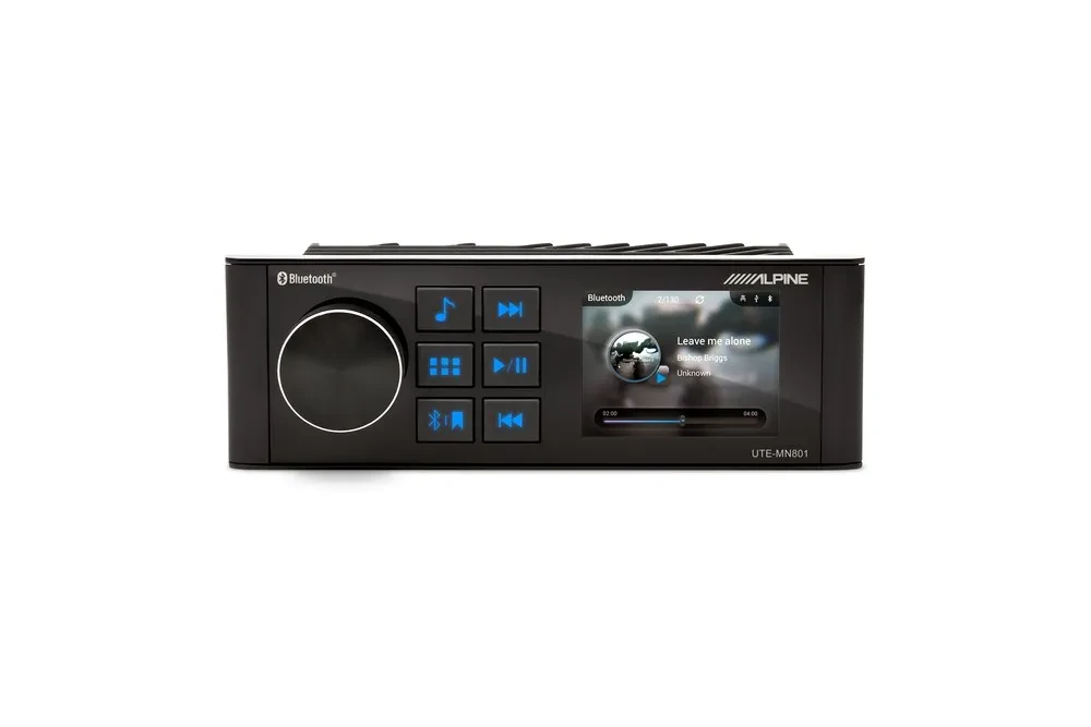 Автомагнитола для морского применения Alpine UTE-M801 2.8", NMEA 2000