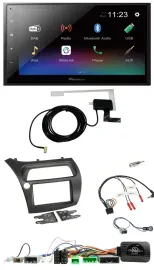 Pioneer DAB Lenkrad Bluetooth 2DIN USB Autoradio für Honda Civic 2006-2012