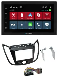 Blaupunkt MP3 Bluetooth DAB 2DIN USB Autoradio für Ford Kuga (DM2, ab 2013)