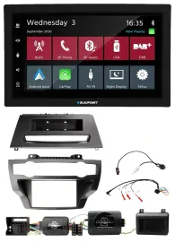 Blaupunkt 2DIN Lenkrad USB Bluetooth DAB Autoradio für BMW X5 X6 07-13 E70 E71 o