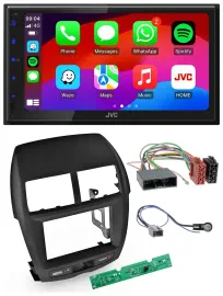 JVC Bluetooth 2DIN MP3 DAB USB Autoradio für Mitsubishi ASX 2010-2014