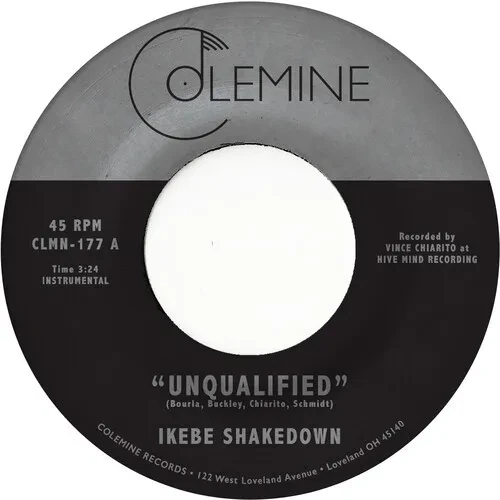 Виниловая пластинка Ikebe Shakedown – Unqualified 7" (Релиз 2020)