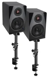 Студийные мониторы Rockville APM8B v2 8" активные, USB, Bluetooth (набор, пара) с настольными стойками