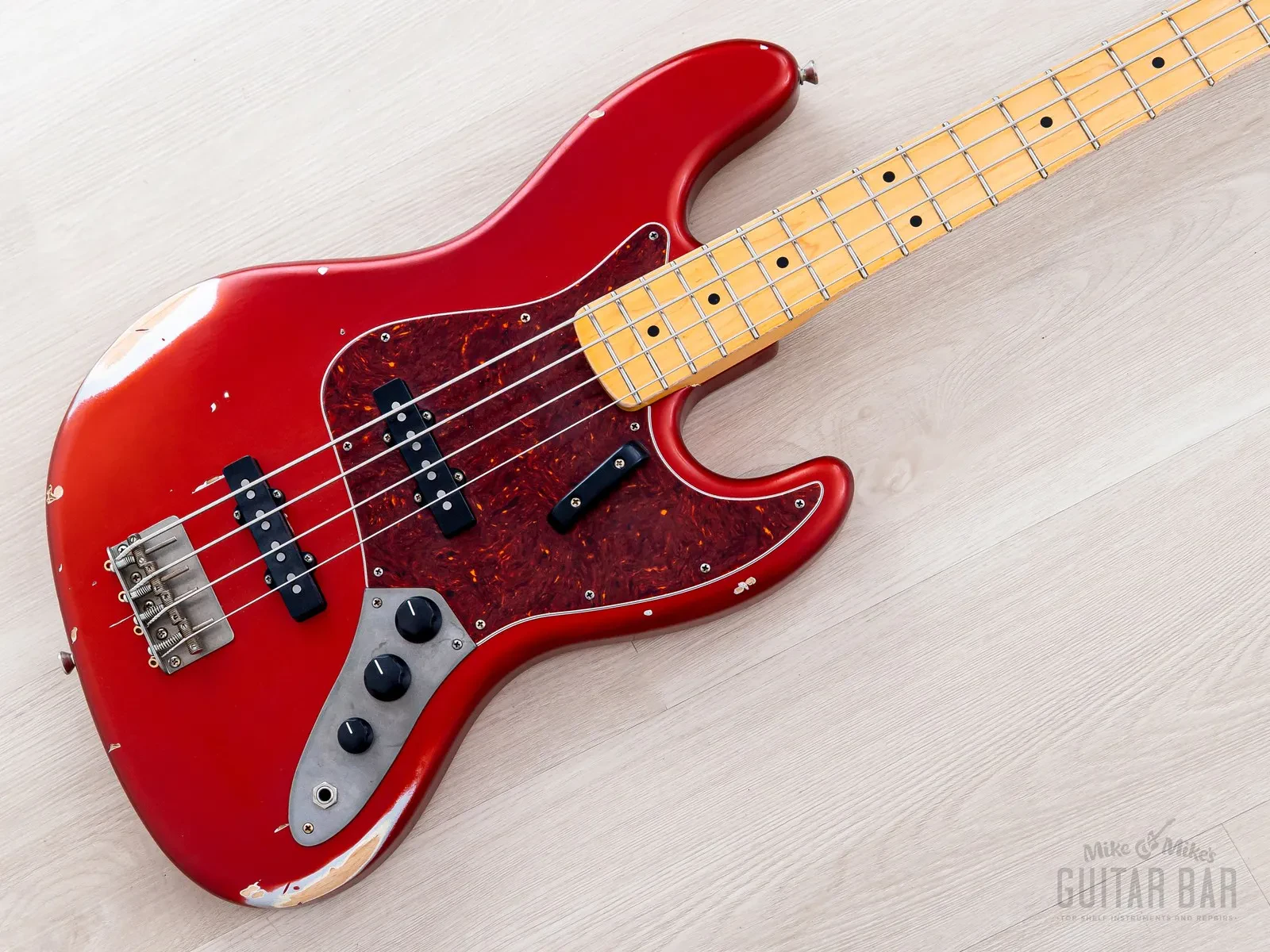 2018 Nash Guitars JB63 Jazz Bass Medium Aging w/ Lollar Pickups, Case, Hangtag