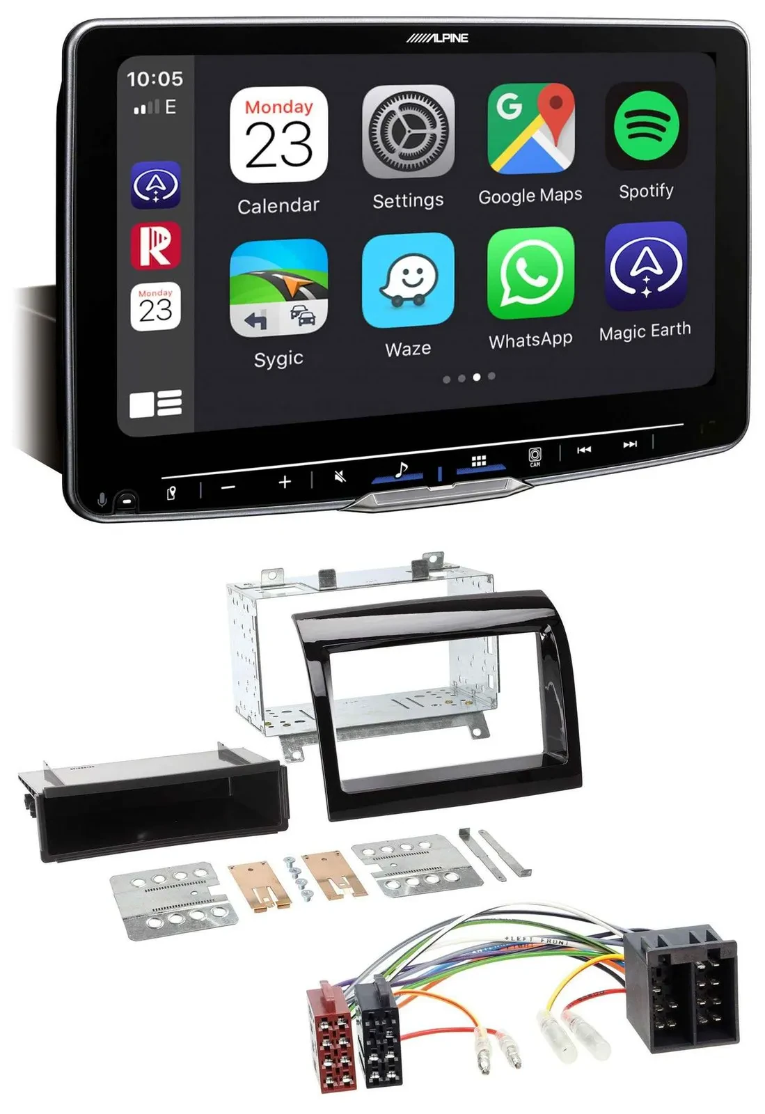 Alpine Bluetooth MP3 USB DAB Autoradio für Peugeot Boxer Citroen Jumper Fiat Duc