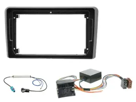 Einbauset für 9 Zoll Autoradio für Audi A3 8P 2006-2013 Aktiv MOST Quadlock schw