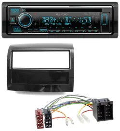 Kenwood MP3 Bluetooth DAB USB CD Autoradio für Fiat Ducato 2011-2021 piano schwa