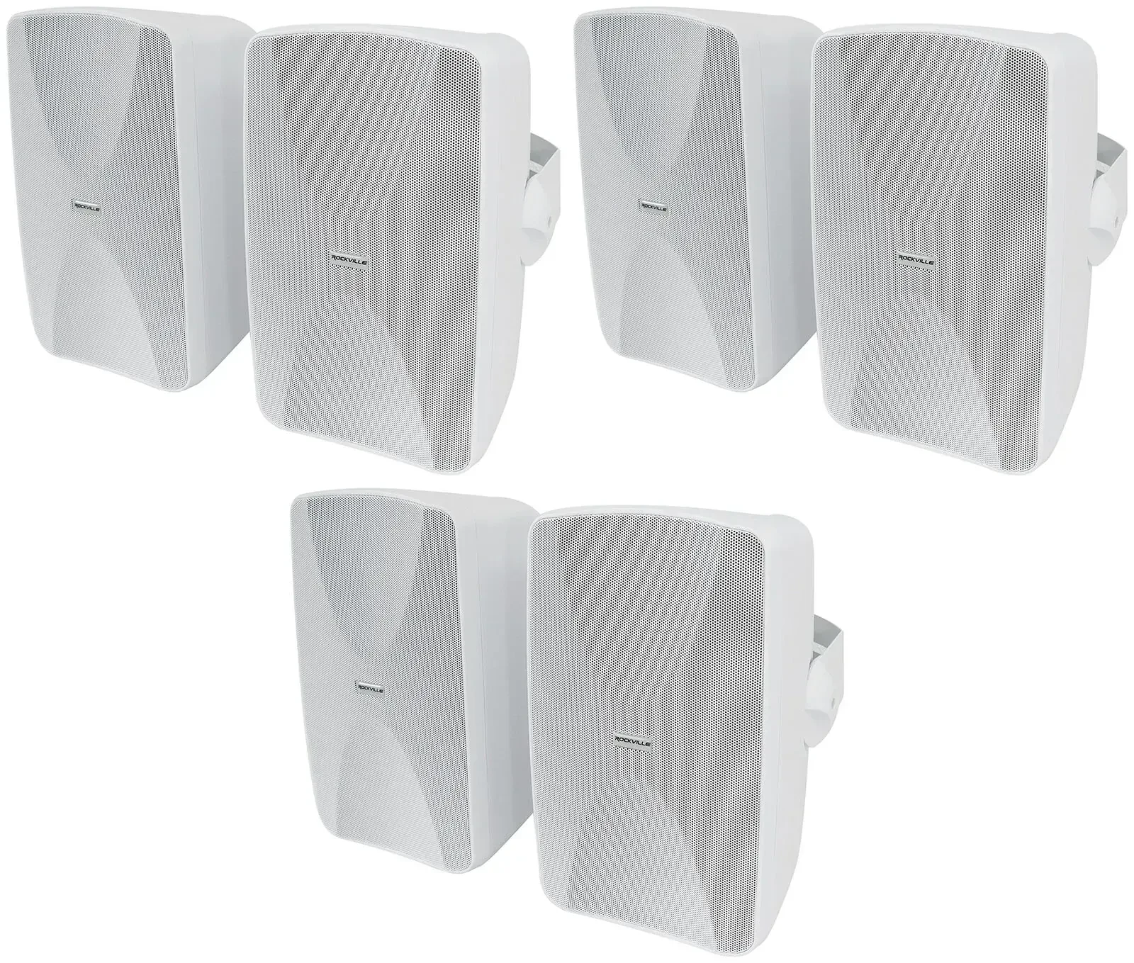 Настенная акустика Rockville WET-6525W White 6.5" 40W (6 штук)