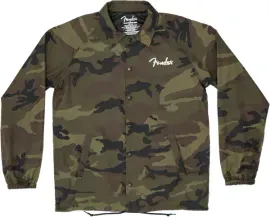 Genuine Fender Logo Camouflage Pattern Coaches Jacket Size XXL #9192002806 - 2XL