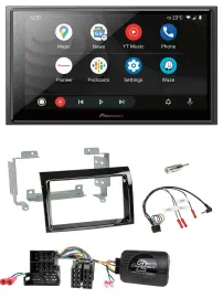 Pioneer USB 2DIN DAB Lenkrad Bluetooth Autoradio für Fiat Peugeot Citroen klavie