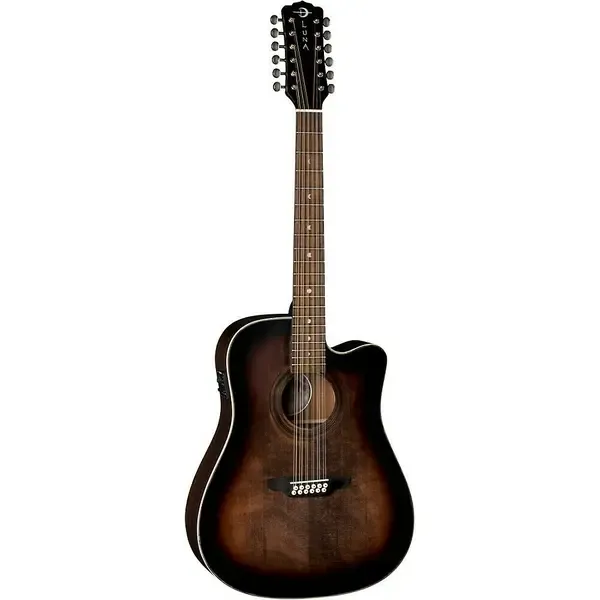 Электроакустическая гитара Luna Guitars Art Vintage 12-String Brown Burst