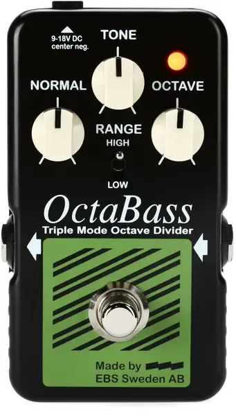 Педаль эффектов для бас-гитары EBS OctaBass Triple Mode Octave Divider