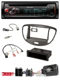 Pioneer Lenkrad DAB CD Bluetooth USB Autoradio für Hyundai i10 ISO 2009-13 dunke